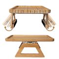 Miniatyrbillede 3 af 5: Sofa Arm Clip Bakke Arm Bakke Bærbar Bord Sidebord Sofa Bord Cupcake Sofa Bakke