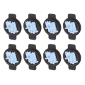 Miniatyrbilde 3 av 5: 8 stk Robot Hjul Dekk Mopp Klut Vannhette Erstatning for Braava 380 380t 381 380j 390 320