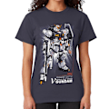 Miniatyrbild 1 av 5: Nu Gundam T-shirt navy XXL