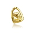 Miniatyrbild 1 av 2: 18k Pläterade Guld Tandgrill Topp Tandgrillhatt Trendiga Tandtillbehör Universal För Kvinnor Män Ny Gold Single Peach Heart