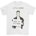 Miniatyrbillede 1 af 5: Justin Bieber What Do You Mean T-shirt M