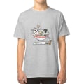 Miniatyrbild 1 av 5: Rolig katt T-shirt XXXL