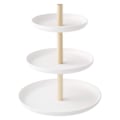 Miniatyrbillede 1 af 4: 3-etagers Kage Stativ Serveringsbakke Frugtfad Elegant Bryllup Cupcake Stativ Træ Metal Ost