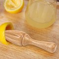 Miniatyrbillede 4 af 5: 1 stk Træ Citronpresser Mini Juicer Frugt Appelsin Juicepresser Reamer Ny Multifunktionel