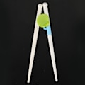Miniatyrbild 3 av 4: 1 Par Barn Chopsticks Träning Assistent Lärning Lätt Att Använda Populär Färg: Grön
