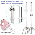Miniatyrbild 5 av 5: W10490648 Handmixer Turbo Blender för Blender Aid Ersättning - Mixa Soppor, Smoothies, Shakes, Ägg, 2 st