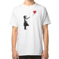 Miniatyrbild 1 av 5: Banksy - Flickan med ballongen T-shirt S