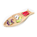Miniatyrbilde 3 av 5: Heltre oval fruktfat i uregelmessig form - C
