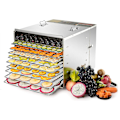 Miniatyrbillede 3 af 5: 10 stk. Non-stick Silikon Dehydrator Ark, 14 x 14 tommer Brød Silikon Mesh Mesh Mat til Frugt