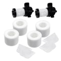 Miniatyrbilde 1 av 4: Filter 2x + 4-pak Kompatibel med Ionflex Duoclean Støvsuger Ic205 If100 If150 If160 If170 If180 If251