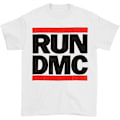Miniatyrbillede 1 af 5: Run DMC Klassisk Logo Hvid T-shirt M
