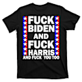 Miniatyrbillede 1 af 5: F*ck Kamala Harris og F Joe Biden T-shirt M