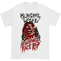 Miniatyrbild 1 av 5: Municipal Waste Headbanger Face Rip Vit T-shirt L