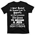 Miniatyrbillede 1 af 5: Modtog Aldrig Mit Optagelsesbrev Bliv En Jedi T-Shirt XL