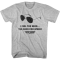 Miniatyrbillede 1 af 5: Aviator 'Feel The Need For Speed' Top Gun T-shirt L
