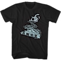 Miniatyrbillede 1 af 5: Clock Tower Lightning Storm Tilbage Til Fremtiden T-shirt M