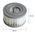 Miniatyrbilde 2 av 5: 10 stk HEPA-filtre for Jv85 Jv85 Pro H9 Pro A6/a7/a8 håndholdt ledningsfri støvsuger