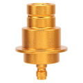 Miniatyrbillede 5 af 5: Holdbar Soda Stream Adapter i Aluminiumlegering til Sodavandsapparat CO2-Dosen Direkte Adapter Slange (Guld)