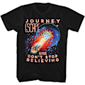 Miniatyrbilde 1 av 5: Svart Don't Stop Believing Journey T-skjorte M