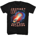 Miniatyrbillede 1 af 5: Sort Don't Stop Believing Journey T-shirt M