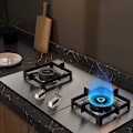 Miniatyrbilde 4 av 5: 4 stk Gasskomfyr-knapper Metall Gassbluss Bryter Kokeflate Kontrollknapper Ovn Komfyr Knapper 0,23 tommer