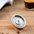 Miniatyrbild 2 av 5: Återanvändbara Vertuo-kapslar i rostfritt stål, endast för VertuoLine-påfyllningsbara aluminiumkapslar