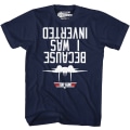 Miniatyrbilde 1 av 5: Top Gun Fordi Jeg Var Omvendt T-skjorte XXXL
