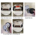 Miniatyrbild 2 av 5: Xiaomi 1st 1s Robotdammsugare Roborock S50 S55 S5 Max Hjul Halksäkra Mijia R Däck