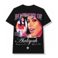 Miniatyrbillede 1 af 2: Aaliyah In Memory Sort T-shirt - Sjælden S