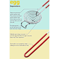 Miniatyrbilde 3 av 5: Eggeplomme- og hvite-separator, Rustfritt Stål, 2-delt