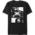 Miniatyrbillede 1 af 5: Obi-Wan Kenobi og Darth Vader Paneler Star Wars T-shirt M