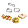 Miniatyrbillede 3 af 5: Æg T-formet Ring Perforeret Rustfrit Stål Bagekageform Dessertbutik