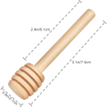 Miniatyrbilde 2 av 5: 100 Pakk med Mini 3 Tommer Trehonning-Dippepinner, Individuelt Innpakket, Servering for Honningkrukke, Drypp Honning, Bryllupsgave