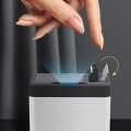 Miniatyrbilde 4 av 5: Elektrisk tannpirkerholder Automatisk sensor tannpirker oppbevaringsboks-A