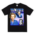 Miniatyrbillede 1 af 5: MARGARET THATCHER Hyldest T-shirt Black L