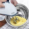 Miniatyrbillede 5 af 5: Rustfrit Stål Blandeskål Salatskål Ikke-stakbar Serveringsskål med Lufttæt Låg til Køkken