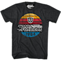 Pikkukuva 1 / 5: Retro 1984 Raidat Autobotit Logo Transformers T-paita M