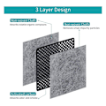Miniatyrbillede 3 af 5: LG LT120F Køleskabsluftfilter, 5-pak, Udskiftningsfilter til frisk luft, Reservedele