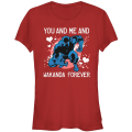 Miniatyrbillede 1 af 5: Damer You And Me And Wakanda Forever Black Panther T-shirt Ny XL