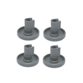 Miniatyrbilde 1 av 4: 4 stk Oppvaskmaskin Hjul Nedre Kurvhjul, Passer Private Oppvaskmaskin Nedre Kurvhjul 40mm