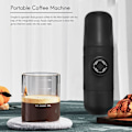 Miniatyrbillede 2 af 5: Manuel Bærbar Kaffe Maskine Udendørs Mini Kaffe Maskine Bil Rejse Camping Vandreture Kaffe Kop