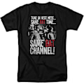 Miniatyrbilde 1 av 5: Same Bat Time Same Bat Channel Batman T-skjorte M