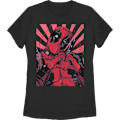 Miniatyrbillede 1 af 5: Dame Deadpool Hjerte Hænder Marvel Comics T-shirt Ny XL