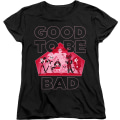 Miniatyrbillede 1 af 5: Dames Good To Be Bad DC Superhelt Pige T-shirt Ny M