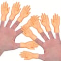 10-pack Mini Fingerhänder Gummi Fingerdockor - Roliga Små Figurer