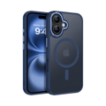 iPhone 16-deksel - Magsafe Frosted Case - Mørkeblå blue
