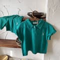 Barnens sommaroutfit – 2-delat set – Grön 90