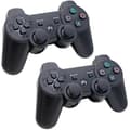 2-pakning - Trådløs kontroller til PS3 - Kompatibel - Svart
