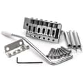 52,5 mm Gitarr Stratocaster Tremolo Stall Set för Fender Strat Squier Elgitarr Ersättning, Silver