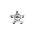 Audi 135mm Navkapslar Set om 4, Silver - Malli 4F0601165N